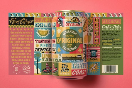 дизайн упаковки для пива O’riginal Cali-Pilsner