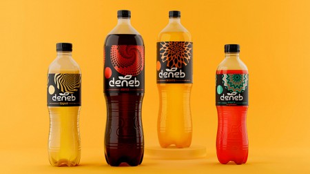 Depot разработал новый дизайн упаковки газированных напитков Deneb