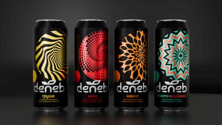 Depot разработал новый дизайн упаковки газированных напитков Deneb