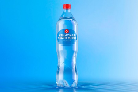 дизайн упаковки для линейки минеральной воды "Увинская Жемчужина"