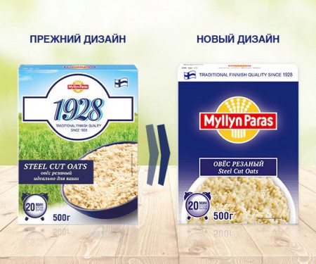 Myllyn Paras обновили дизайн упаковки хлопьев и круп