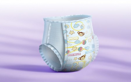 Getbrand разработали дизайн упаковки для подгузников Sansumi