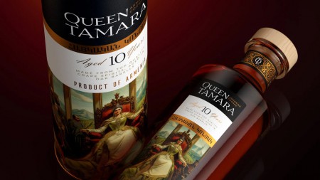 PinotAgency разработали дизайн упаковки для коньяка Queen Tamara
