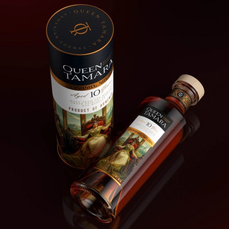 PinotAgency разработали дизайн упаковки для коньяка Queen Tamara