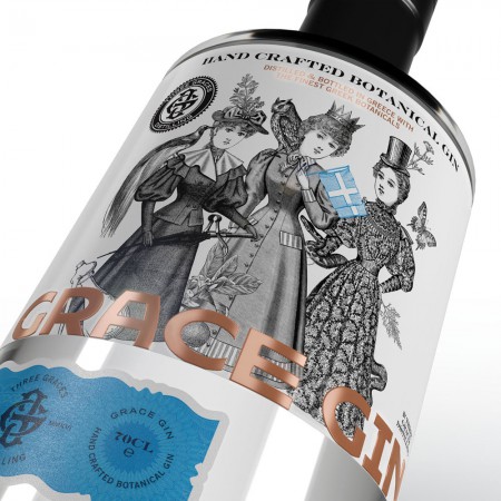 дизайн упаковки джина Grace Gin