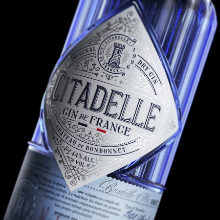 дизайн упаковки джина Citadelle