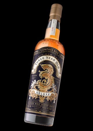 дизайн упаковки виски Three Year Old Deluxe