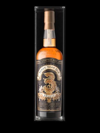 дизайн упаковки виски Three Year Old Deluxe