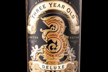 дизайн упаковки виски Three Year Old Deluxe