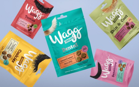 дизайн упаковки собачьего корма Wagg