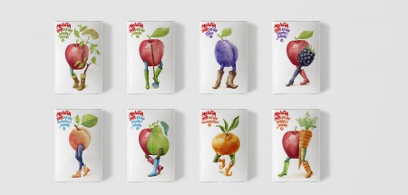 дизайн упаковки соков Marica’s Eco Juices