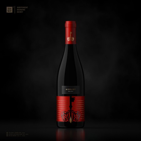 дизайн упаковки вин "Таинственный замок"