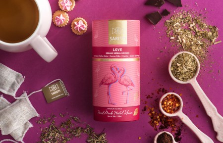 дизайн упаковки чая Saristi