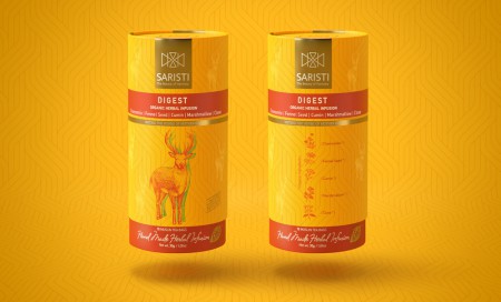 дизайн упаковки чая Saristi