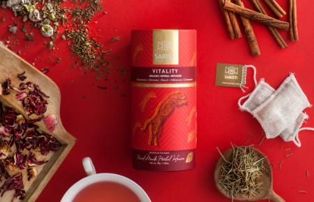 дизайн упаковки чая Saristi