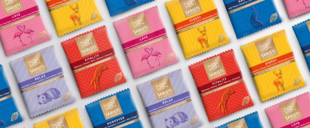 дизайн упаковки чая Saristi