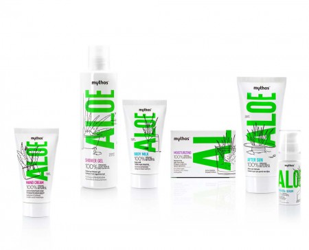 дизайн упаковки Mythos / Aloe