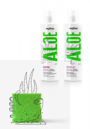 дизайн упаковки Mythos / Aloe