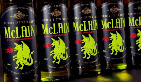 дизайн упаковки виски McLain