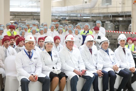 В Вологде состоялось открытие фабрики "Нестле" по производству сухих детских смесей