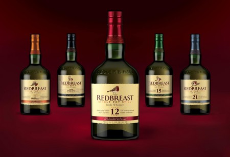 новый дизайн упаковки для виски Redbreast