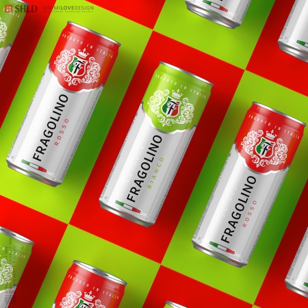 дизайн упаковки вина Fragolino