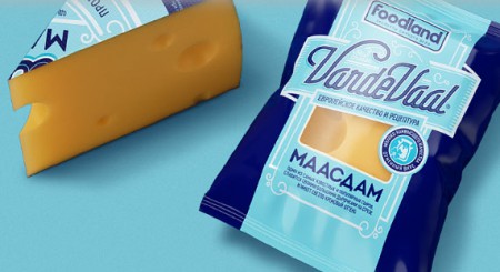 дизайн упаковки сыра Vardevaal