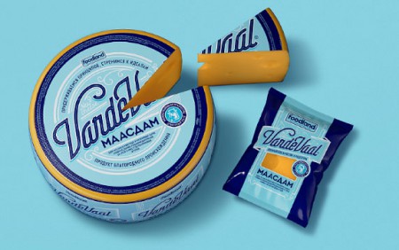 дизайн упаковки сыра Vardevaal