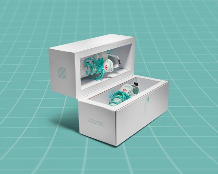 Hovers Over Water    Adidas