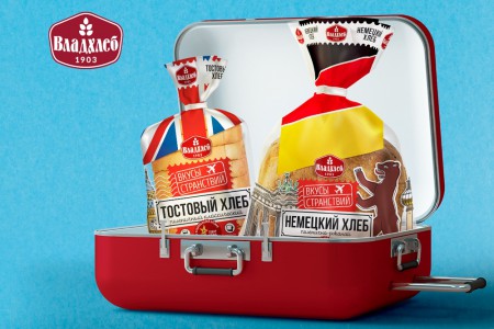 "Владхлеб" обновила дизайн упаковки для хлеба "Вкусы странствий"