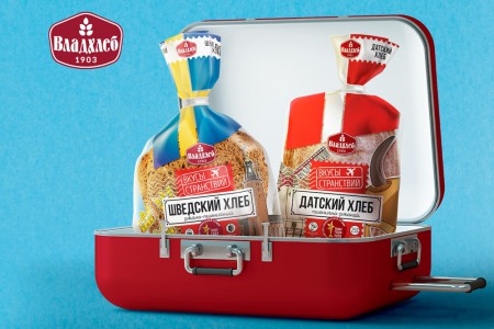 "Владхлеб" обновила дизайн упаковки для хлеба "Вкусы странствий"