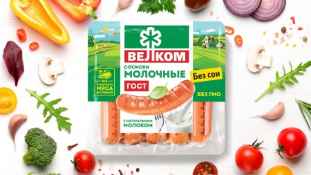 Wellhead разработал новый визуальный стиль для сосисок "Велком"