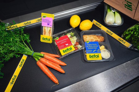 etiquette упаковали СТМ литовской сети магазинов IKI