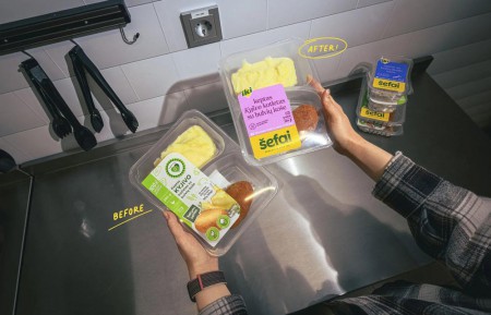 etiquette упаковали СТМ литовской сети магазинов IKI