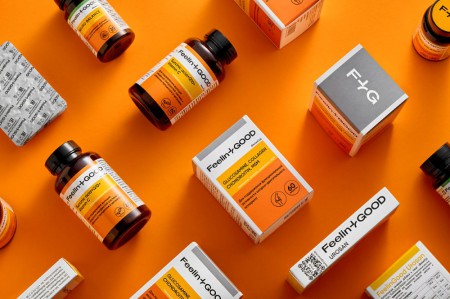 редизайн упаковки для бренда биологически активных добавок FeelinGood