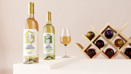 В брендинговом агентстве Depot разработали нейминг и дизайн упаковки итальянских вин СТМ «Чижик» — Casa Loretti