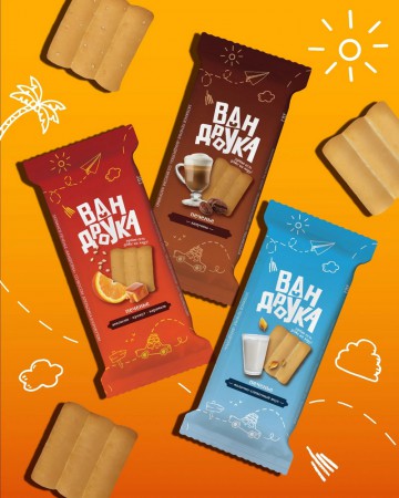 Muffin group разработали дизайн упаковки печенья для "Каравая Придвинья"