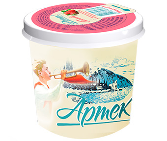 мороженое "Артек" в картонном стаканчике