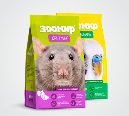 "ЗООМИР" обновил упаковку корма для животных